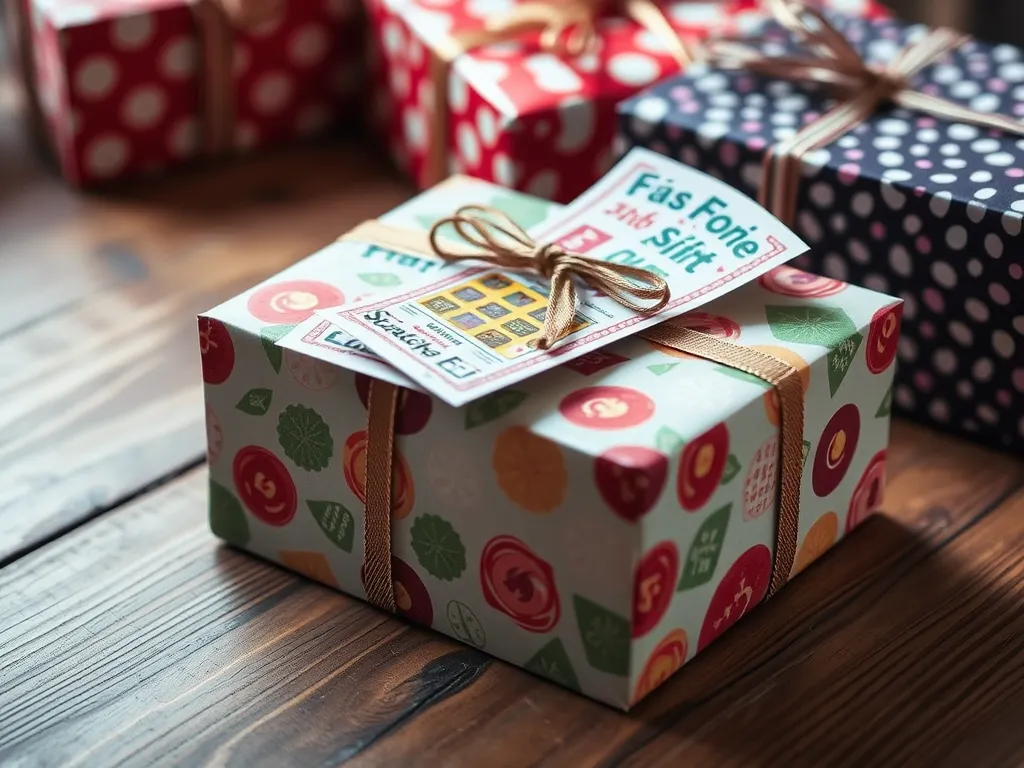 Jak zapakować zdrapki na prezent?