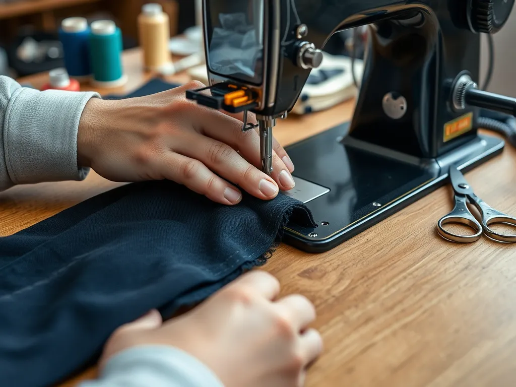 Jak zwęzić spodnie na całej długości?