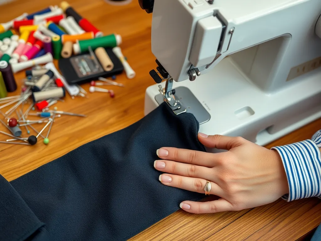 Jak skrócić spodnie dzwony?