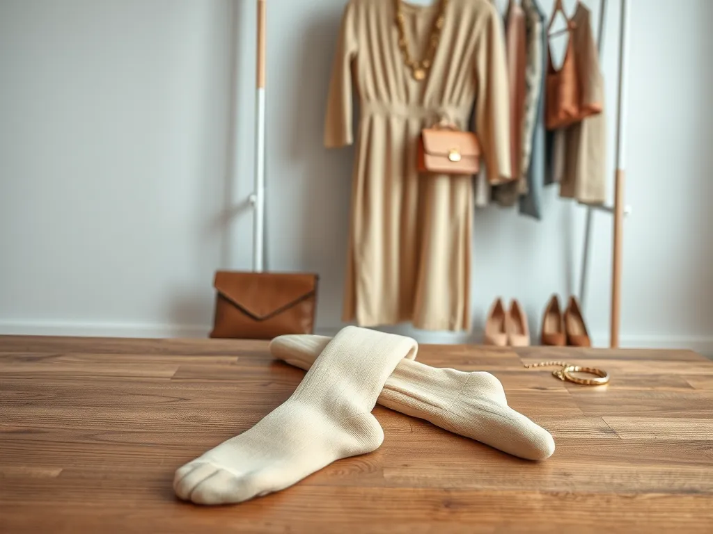 Jakie rajstopy do beżowej sukienki nosić?