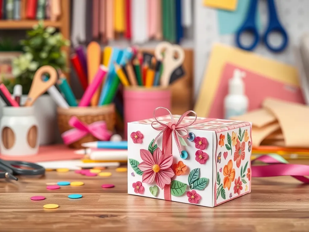 Jak zrobić prezent z papieru dla mamy?