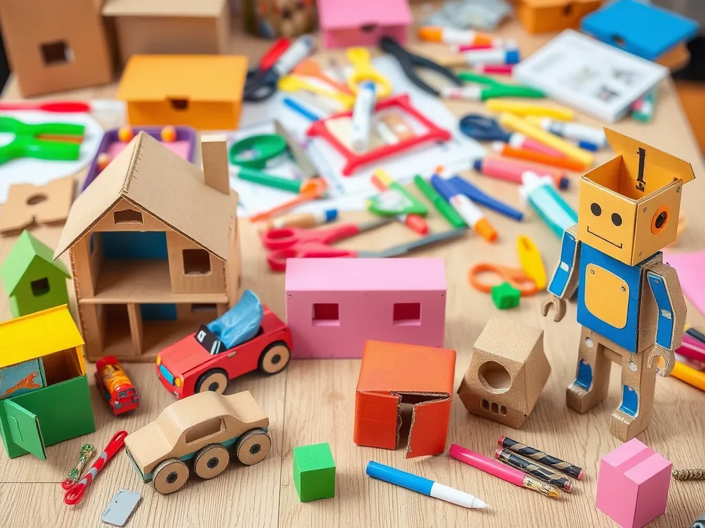 Zabawki z kartonu – jak zrobić?