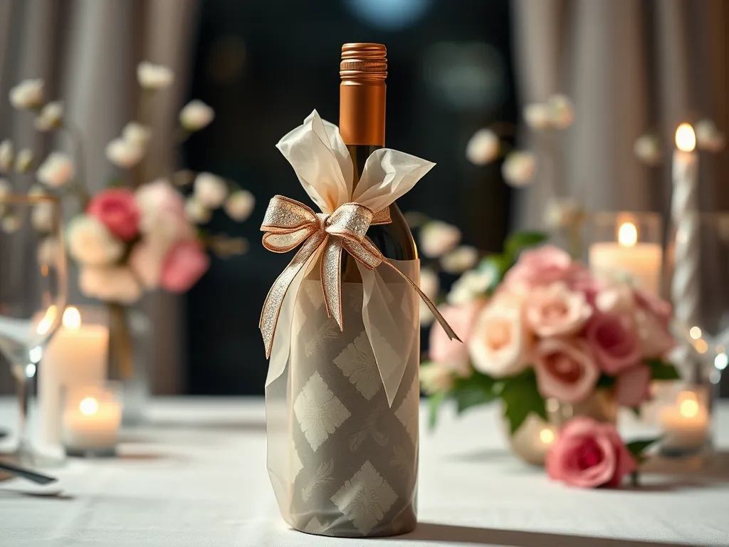 Jak zapakować butelkę wina na prezent ślubny?