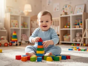 Młoda kobieta świętująca osiemnaste urodziny, trzymająca w dłoni zimne ognie w otoczeniu pastelowych balonów.